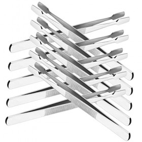 Housoutil 10 Pièces Clip Auxiliaire Pince À Épiler Électronique Timbre Pince À Épiler Pince À Épiler Précision Cils Séparateu