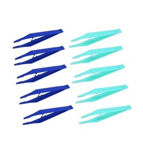 Beavorty 30 Pièces Accessoires De Cils Arts Et Artisanat Pour Accessoires DExtension De Cils Pinces Bleues En Vrac Pinces Co