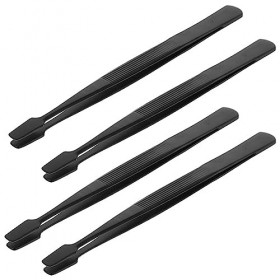 4 Pièces Extension De Cils Pince À Épiler Extension De Cils En Acier Pince À Épiler Tampon De Précision Pince À Épiler Pour F