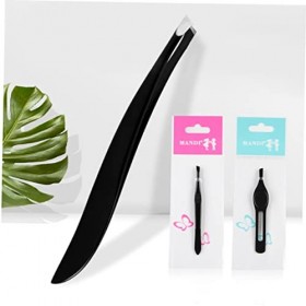 minkissy 1 Pince à Épiler à Pointe Inclinée Outil De Mise En Forme Des Sourcils Outil Dépilation Du Visage Pince à Épiler Le