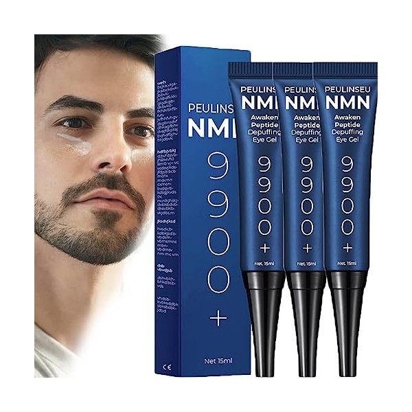 Oveallg Peulinseu Ultra Nmn9900+ Awaken Peptide Gel Anti-poches Pour Les Yeux, Lifte Le Raffermissant Anti-rides Pour Les Yeu