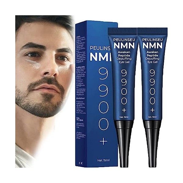 Oveallg Peulinseu Ultra Nmn9900+ Awaken Peptide Gel Anti-poches Pour Les Yeux, Lifte Le Raffermissant Anti-rides Pour Les Yeu