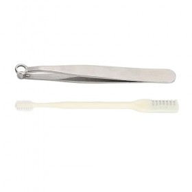 2 Pièces Ensemble Nez Tondeuse Double Tête 360 ​​degrés Rotatif Coupe Nez Cheveux Couteau et Tondeuse Nasale