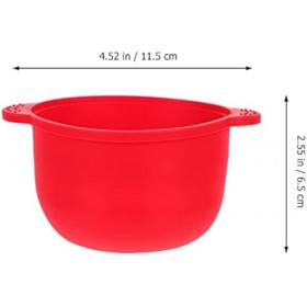 Bol mélangeur en caoutchouc flexible, doublure chauffe-cire en silicone, bol de cire en silicone pour chauffe-cire, pour épil