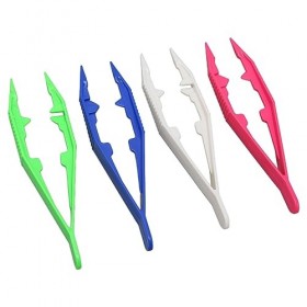 Pince à épiler en Plastique Pince à épiler Perle Coffre-fort 20pcs Usine Manuel Passe-temps Formation