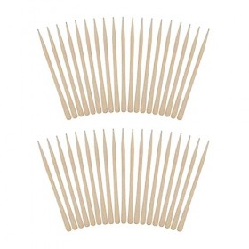 FSSTUD Lot de 1 000 bâtons de cire en bois pour épilation des sourcils, épilation du visage, fournitures pour le corps et les