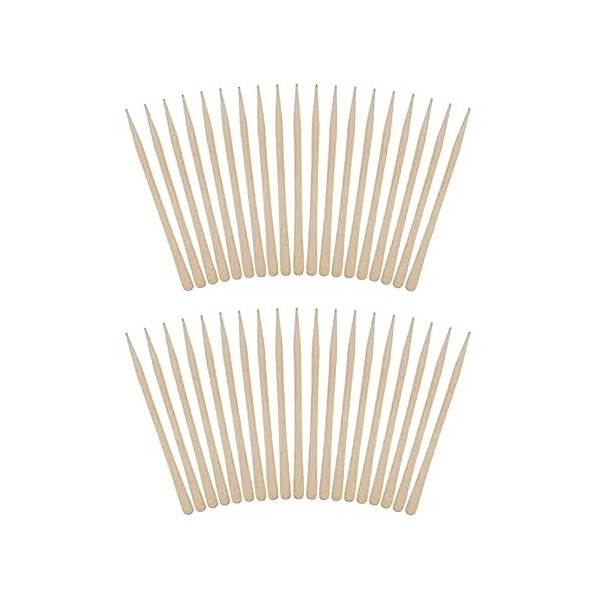 FSSTUD Lot de 1 000 bâtons de cire en bois pour épilation des sourcils, épilation du visage, fournitures pour le corps et les