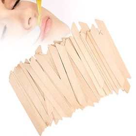 50 Pcs Épilation Épilation Bâton Épilation À la Cire Applicateur Baguette Pour Peaux Sensibles, Outil À Épilation En Bois Pou