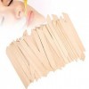 50 Pcs Épilation Épilation Bâton Épilation À la Cire Applicateur Baguette Pour Peaux Sensibles, Outil À Épilation En Bois Pou