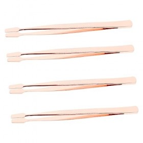 Beaupretty 4 Pièces Pince À Épiler En Acier Inoxydable Pince À Épiler Applicateur De Cils Cils Pince À Épiler Pince À Épiler 