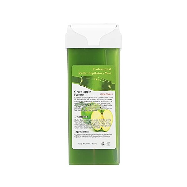 Rouleau De 100g De Cire Dépilatoire Rouleau Dépilation à la Cire Rouleau Dépilation Professionnel Pour Enlever les Cheveux,
