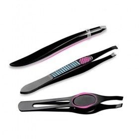 Beaupretty 1 Pince à Éclats Pincettes Pointues Pince à Sourcils Mini Pince à Épiler Oblique Pinces à Sourcils Pince à Épiler 