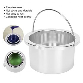 Pot Intérieur Chauffe-cire, 100 Mm, Antiadhésif, Conduit la Chaleur Uniformément, Pot De Remplacement Pour Chauffe-cire En Al