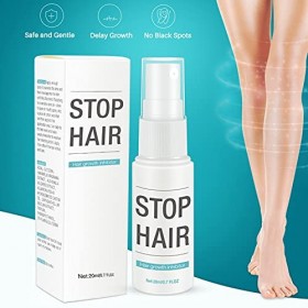 Inhibiteur Dépilation, 20 Ml Inhibiteur de Poils Non Irritant Spray Anti-poussière, Spray Dépilation Indolore