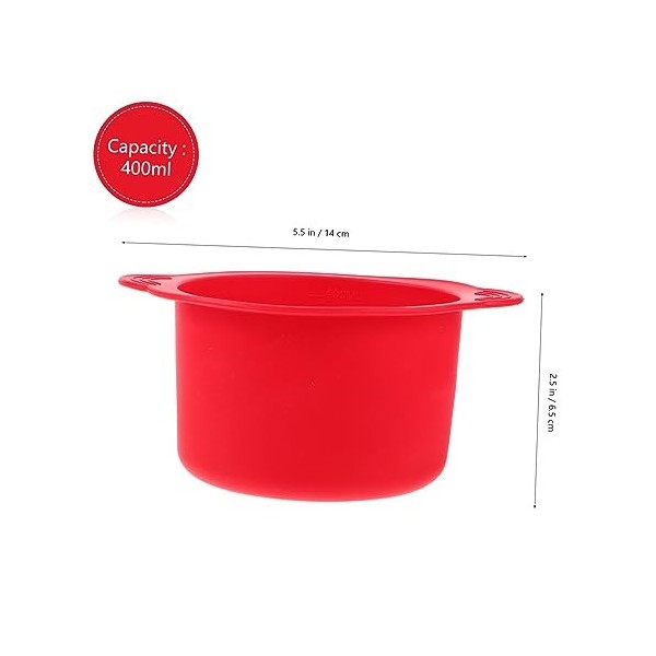 minkissy 1 Jeu Doublure Chauffante Pour Remplacement Du Chauffe-cire Bols à Mélanger La Cire Réchauffeur De Cire Fondue Résis