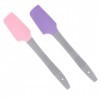 FRCOLOR 2 Pièces Spatule De Cire De Silicone Spatule En Silicone Tourneur Spatules DÉpilation En Silicone Bâtons De Cire De 