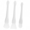 EXCEART 3 Pièces Spatule En Silicone Grattoir Nettoyant En Plastique Blanc Spatules Pratiques Pour Enlever La Cire Nettoyant 