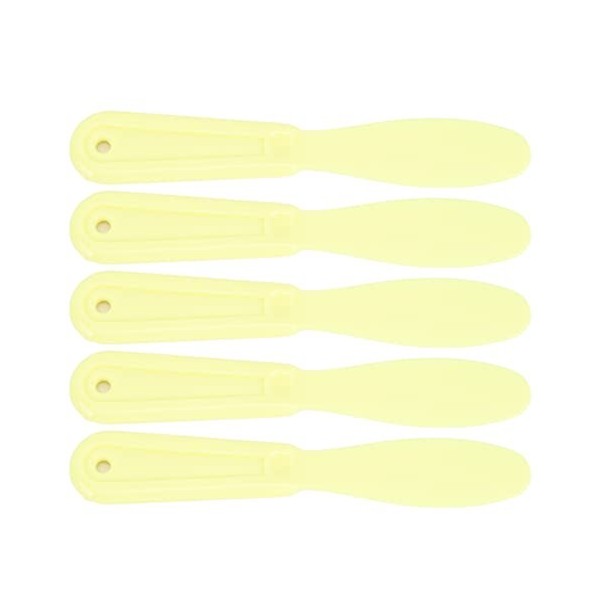 5 Pièces Spatule à Plâtre Ergonomique Doux au Toucher économie de Travail Résistant à Lusure Mélange Spatule à Remuer pour S