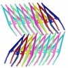 Beaupretty 30Pcs Pince À Sourcils En Plastique Dame Tondeuse Ensemble De Maquillage Pour Femmes Kits De Maquillage Outil De S