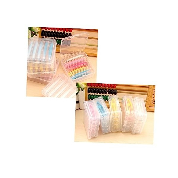 minkissy 2 Boîtes Pince à Épiler Et Daspiration Insertion De De Pince à Épiler Dissolvant De Contact Doux Pince à Lentille A