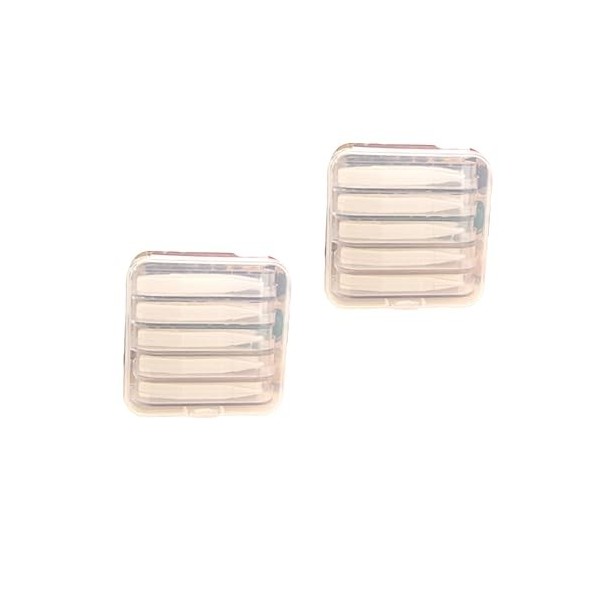 minkissy 2 Boîtes Pince à Épiler Et Daspiration Insertion De De Pince à Épiler Dissolvant De Contact Doux Pince à Lentille A