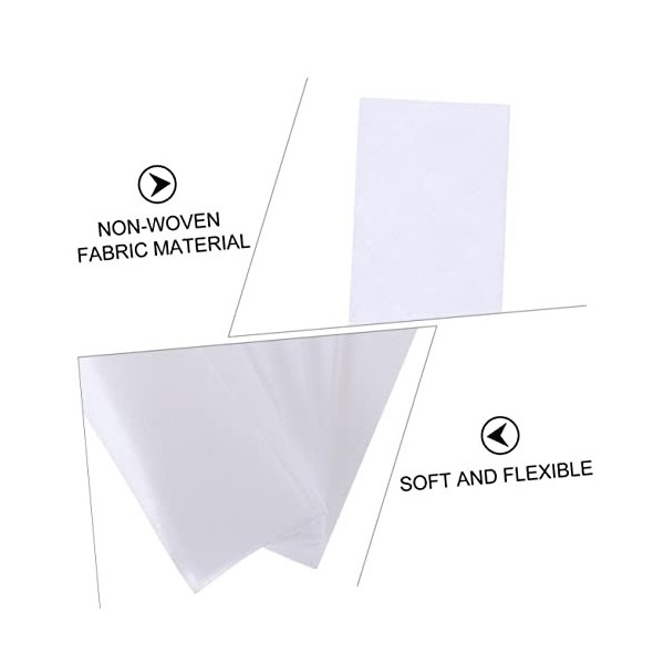 minkissy 200 Pièces Papier Paraffiné Bandes De Cire Non Tissées De Cire Pour Lépilation Bandes De Cire Pour Lépilation Band