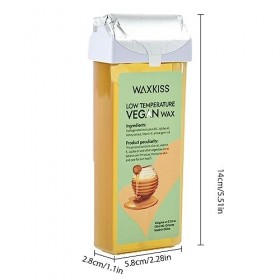 Rouleau Cire - Cartouche Cire Molle | Crème Dépilatoire À La Cire Pour Les Mains Excellente Protection, Point Fusion Bas, Bon