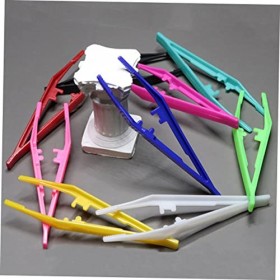 FRCOLOR 30 Pièces Pince à Sourcils En Plastique Pinces à Sourcils En Plastique Outil De Mise En Forme Des Sourcils Kit De Soi