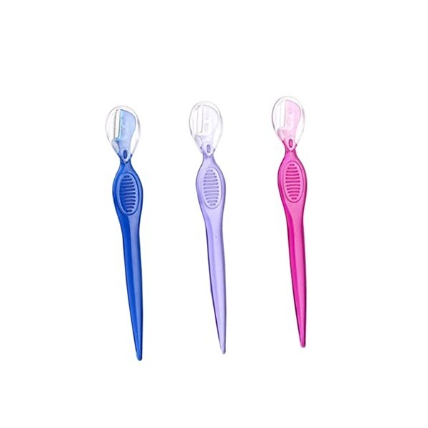 Beaupretty 3 Pièces Rasoir De Dermaplaning Outils Électroportatifs Outil Électrique Raclette à Main Spatule Faciale Rasoir Po