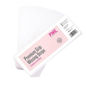 Bandes de non-tissé de qualité professionnelle de PINK Cosmetics 100 pièces pour cire et pâte de sucre - Haute adhérence po