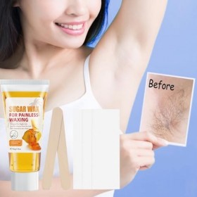 Cire dépilation pour hommes | Kit dépilation au sucre pour les aisselles de 1,76 oz pour hommes | Cire dextraits naturels 