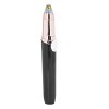 Petit rasoir électrique portable pour lèvres, joues, menton, nez, oreilles, sourcils pour femme noir 