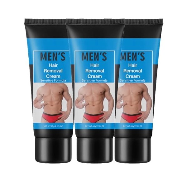 Crème dépilatoire pour hommes, épilation du visage, épilation des jambes, épilation des aisselles, impeccable et apaisante, l