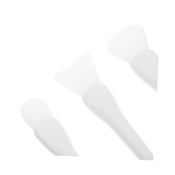 SEWACC 3 Pièces Grattoir Spatule En Silicone Nettoyant Pratique Petites Spatules Spatules Multi-Usages Outils Pour Enlever La