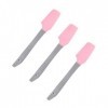 Beavorty 3 Pièces Spatule à Cire En Silicone Applicateur De Cire En Silicone De Cire Professionnel Spatule Crème Cosmétique G