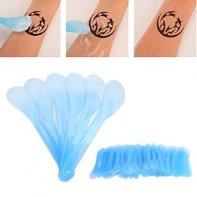 Spatule de Crème de Réparation de Tatouage, Spatules de Crème dépilation Spatule de Crème de Soin de Peau pour le Salon de b