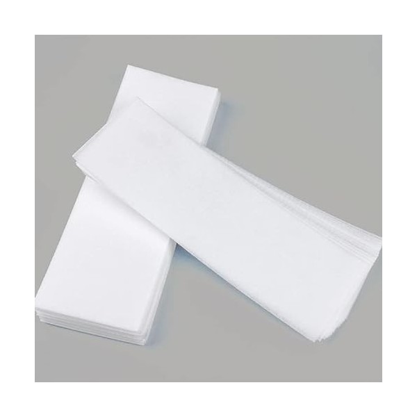 Bandes de cire, papier dépilatoire outil dépilation professionnel en coton, papier de bande de cire pour femmes pour lépila