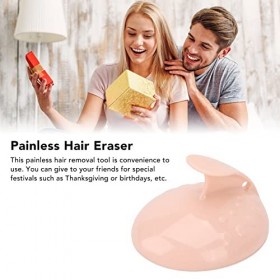 Gomme à Cheveux en Cristal Rose, Outil Dexfoliation Indolore Réutilisable pour une Peau Lisse, épilateur Manuel Facile à Uti