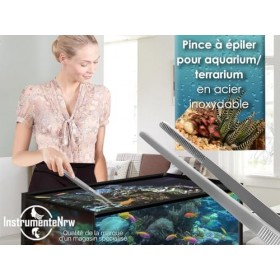InstrumenteNrw Pince droite pour aquarium et terrarium 30&nbsp;cm