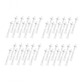 [Paquet de 100]épilation multi-usages – Idéal pour lépilation du nez, du visage, du nez et des oreilles – Applicateurs jeta