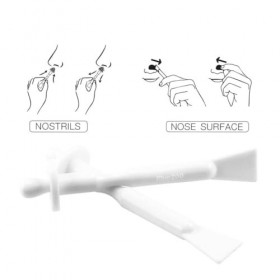 [Paquet de 100]épilation multi-usages – Idéal pour lépilation du nez, du visage, du nez et des oreilles – Applicateurs jeta