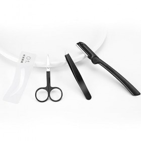 FOMIYES 4 Pièces Rasoir Pour Femme Costumes Pour Femmes Tondeuse À Sourcils Ciseaux Rasoir Pour Femme Rasoir À Sourcils Rasag