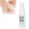 Spray Inhibiteur de Cheveux 20 Ml Spray Dépilation Danger Adoucir les Poils du Corps Hydrater la Peau Ingrédients Danger Con