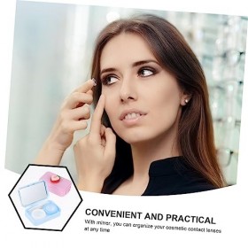 Lurrose 5 Pièces Étui à Lentilles De Contact Étui à Perles Pour Lentilles De Contact De Solution Pour Lentilles De Contact Ét