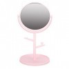 Bureau Mignon à la Mode, Miroir de Maquillage Rotatif de Ménage de Miroir Maquillage Grand Tournant avec Loreille Cosmétique