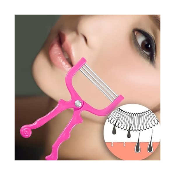 minkissy 3 Pièces Rasoir Pour Le Visage Rasoir Portable Dispositif DÉpilation Du Visage Printemps Rasoirs Pour Poils Du Visa