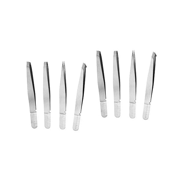 FOMIYES 4Pcs Faux Cils Gadgets Cils Pince À Épiler Kit De Cosmétologie Pince À Épiler Cils Pince À Épiler De Précision À Sour