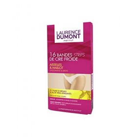 LAURENCE DUMONT 16 Bandes Cire Froide Aisselles/Mail - lot de 2