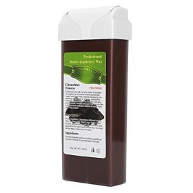 Cartouche de Cire Dépilation, 100g Rouleau de Cire Dépilatoire Corps Jambe Poitrine Bras Bikini Aisselle Rouleau Dépilation