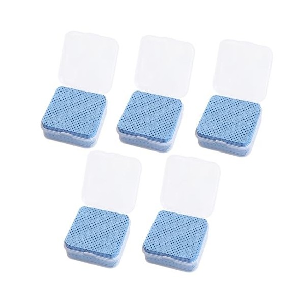 Oshhni Lingettes Dissolvant de Colle pour Peinture Diamant, 250 Pièces, Lingettes Nettoyantes Jetables, Bleu